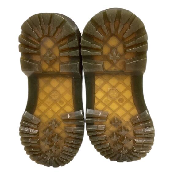 Dr Martens Women's White Black Luana Lace Up Combat Boots Shoes Size 8 - Picture 7 of 8